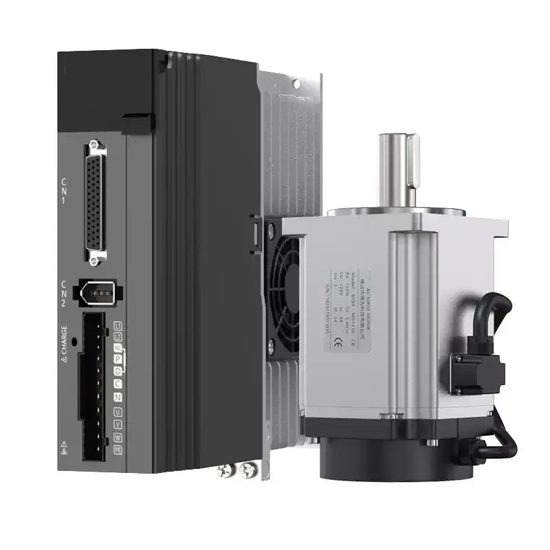 Custom brushless DC servo motor with encoder for industrial automation, high precision closed loop BLDC motor