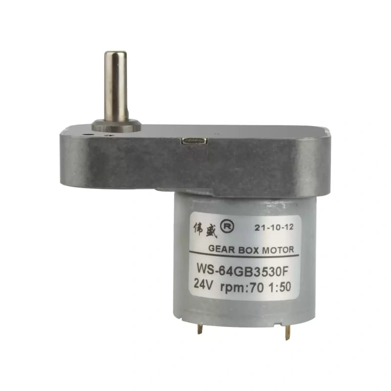 7-shape 520 DC motor, right angle gear motor, 12V DC gear motor, 24V DC gear motor, low speed high torque motor, vending machine motor, arcade game motor, kiosk motor, reversible DC motor, PWM speed control motor