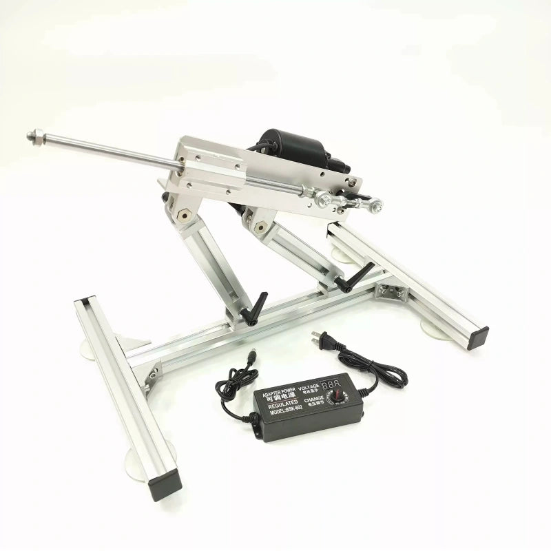Silent Linear Reciprocating Actuator 20-300rpm, 2-8cm /3-12cm Stroke with Speed Control Power Supply, XLR Connector Mount Bracket