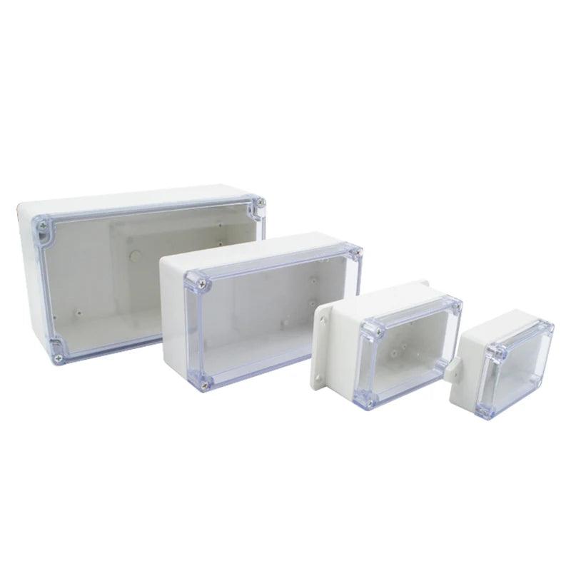 IP67 Plastic Transparent Box Waterproof Enclosure Electronic Project Outdoor Instrument Electrical Project Box Junction Housing