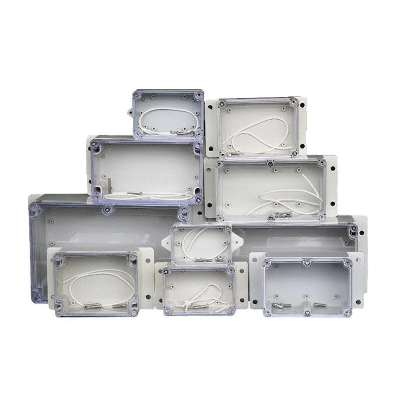 IP67 Plastic Transparent Box Waterproof Enclosure Electronic Project Outdoor Instrument Electrical Project Box Junction Housing