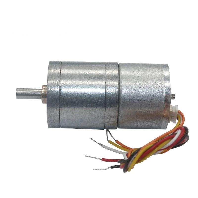 JGA25-2418 DC Brushless Gear Motor 12v 24v Hair Curler Motor BLDC Slow Speed Gearmotor Gearbox