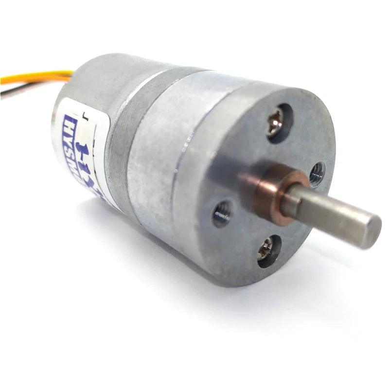JGA25-2418 DC Brushless Gear Motor 12v 24v Hair Curler Motor BLDC Slow Speed Gearmotor Gearbox