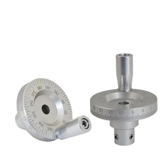 Lathe Laser Engraving with Scale Handle Hand Wheel Sliding Table Metal Circle Hand Wheel Inner Diameter 6mm/8mm/10mm/12mm