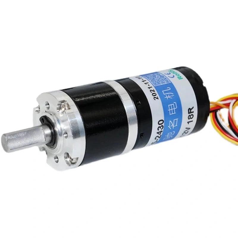 Planetary Gear DC Brushless Motor 12V High Torque Reduction Speed 18rpm-1411rpm BLDC PWM Controller Forward Reverse cm25-2430