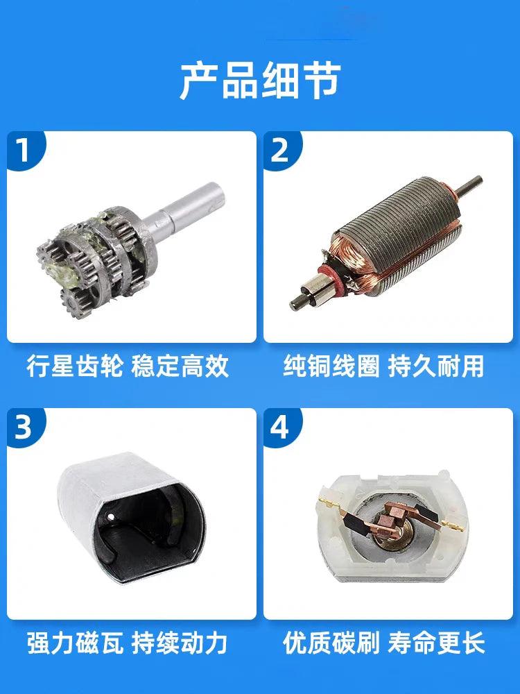 Planetary Gear DC Reduction Motor 12V 6V Mini 180 Motor 20mm Adjustable Low Speed 6RPM-1830RPM PWM Micro Motor All Metal Gearbox