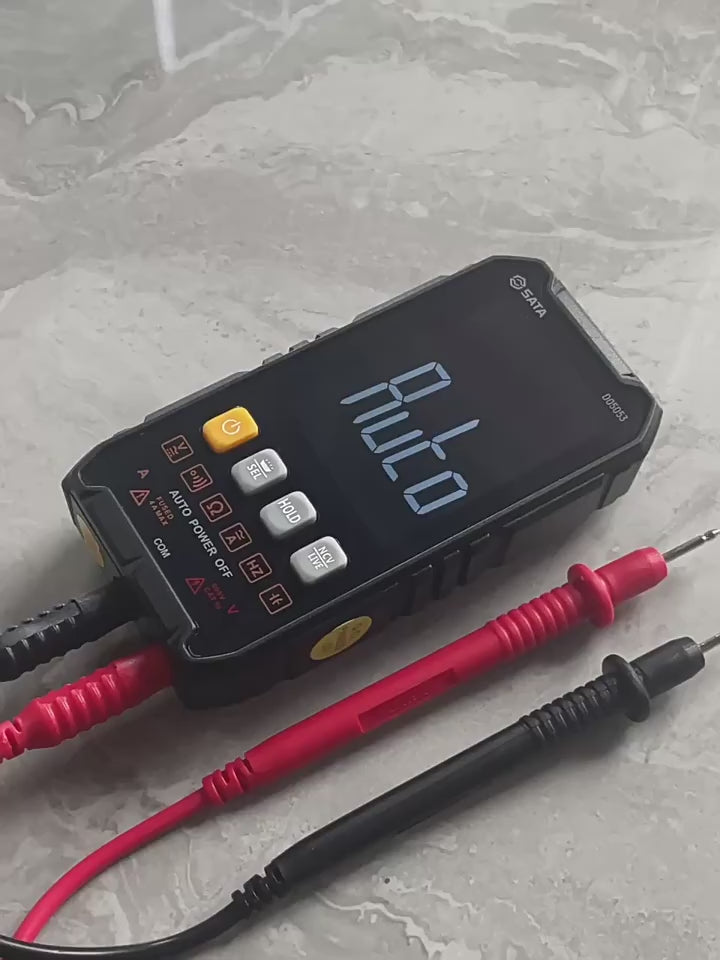 digital multimeter,SATA multimeter,D05054,D05053,auto‑ranging multimeter,portable multimeter,anti‑burn multimeter,NCV voltage tester,live neutral line detector,electrician tool,multimeter for repair,voltage current resistance tester,diode capacitance meter,hand‑held multimeter,electrical maintenance tool