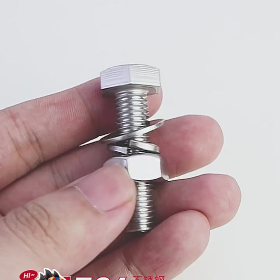 hex head bolt nut set, 304 stainless steel hex bolt, hexagon screw assortment kit, stainless steel fastener set, nut bolt washer combo, extra long hex bolt, machine assembly fasteners,
304 stainless steel external hex bolt matching nut washer kit, full size hexagon screw set, anti-rust industrial bolt set, mechanical equipment fixing fasteners, construction stainless steel bolts, long hex head machine screws,
m3 stainless hex bolt set, m4 nut bolt washer kit, 