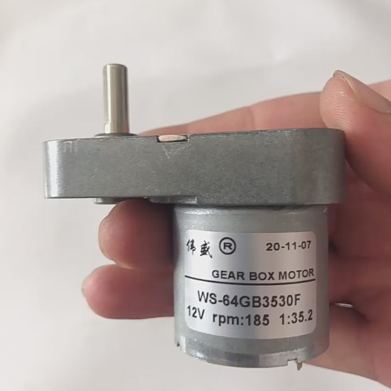 7-shape 520 DC motor, right angle gear motor, 12V DC gear motor, 24V DC gear motor, low speed high torque motor, vending machine motor, arcade game motor, kiosk motor, reversible DC motor, PWM speed control motor