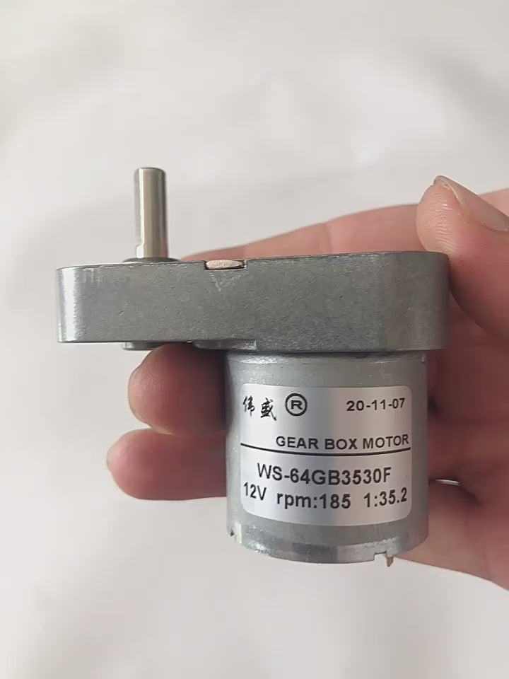 7-shape 520 DC motor, right angle gear motor, 12V DC gear motor, 24V DC gear motor, low speed high torque motor, vending machine motor, arcade game motor, kiosk motor, reversible DC motor, PWM speed control motor