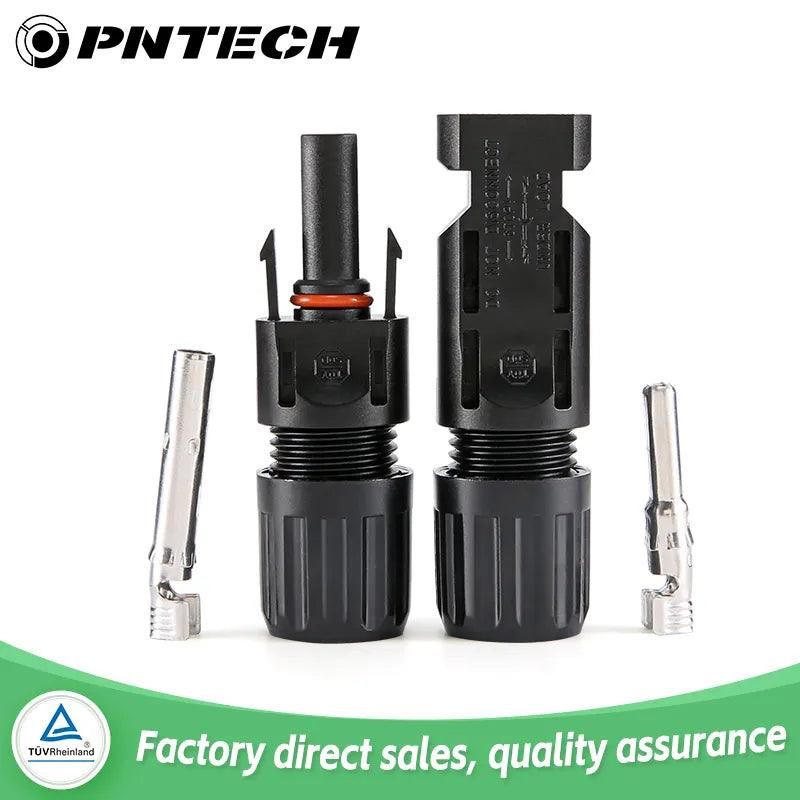 PV004 TÜV Genehmigt Free shipping  IP68 DC Solar Connector 1000V30A Panel Stecker Connectors Kit for Cable 2.5/4/6mm2