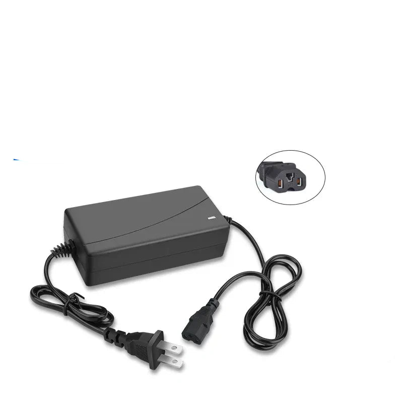 iec c13 plug charger, us plug balance scooter charger, overcharge protection charger, LED indicator scooter charger