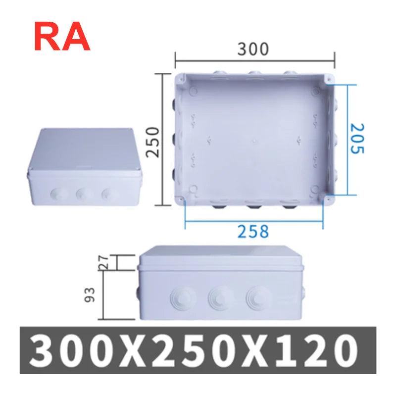 RA RT Wholesale ABS Plastic IP65 IP55 Waterproof Junction Box DIY Outdoor Electrical Connection Box Cable Branch Box