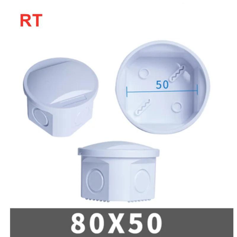 RA RT Wholesale ABS Plastic IP65 IP55 Waterproof Junction Box DIY Outdoor Electrical Connection Box Cable Branch Box