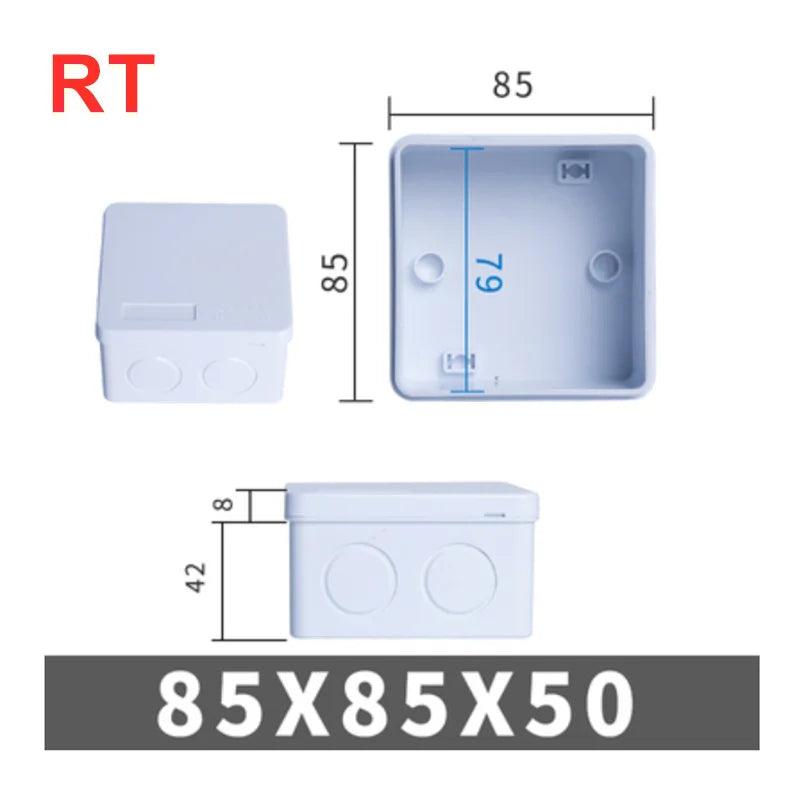 RA RT Wholesale ABS Plastic IP65 IP55 Waterproof Junction Box DIY Outdoor Electrical Connection Box Cable Branch Box