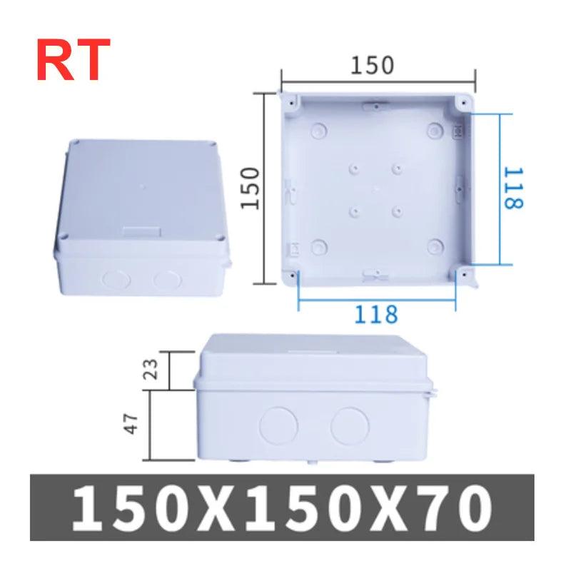 RA RT Wholesale ABS Plastic IP65 IP55 Waterproof Junction Box DIY Outdoor Electrical Connection Box Cable Branch Box