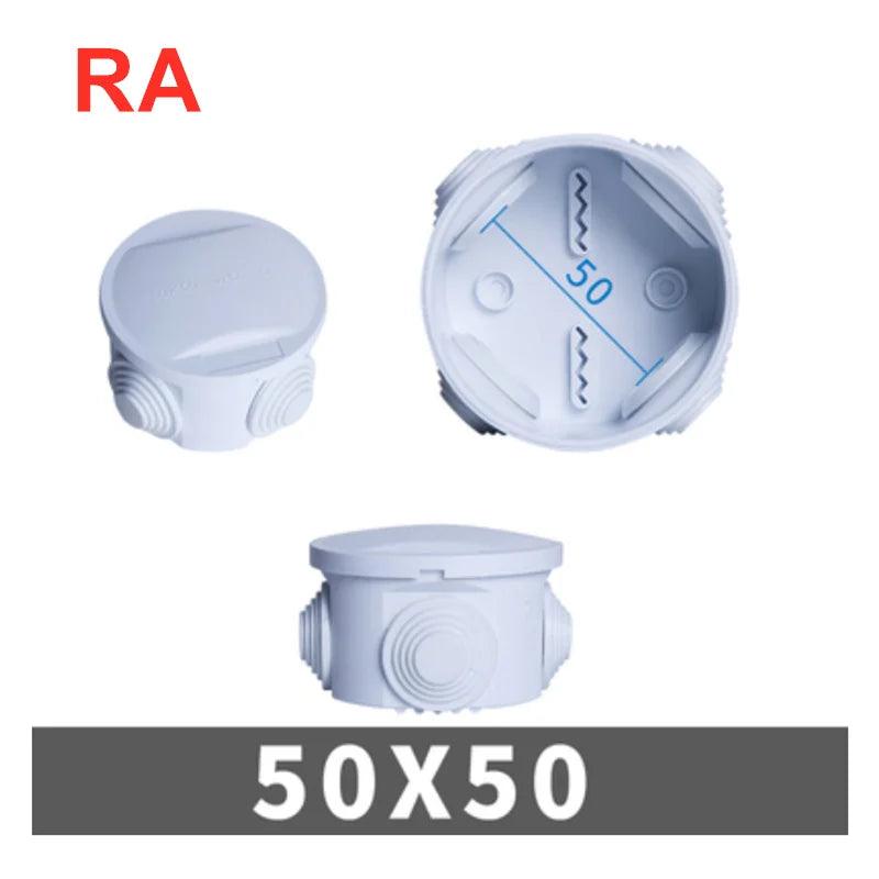 RA RT Wholesale ABS Plastic IP65 IP55 Waterproof Junction Box DIY Outdoor Electrical Connection Box Cable Branch Box