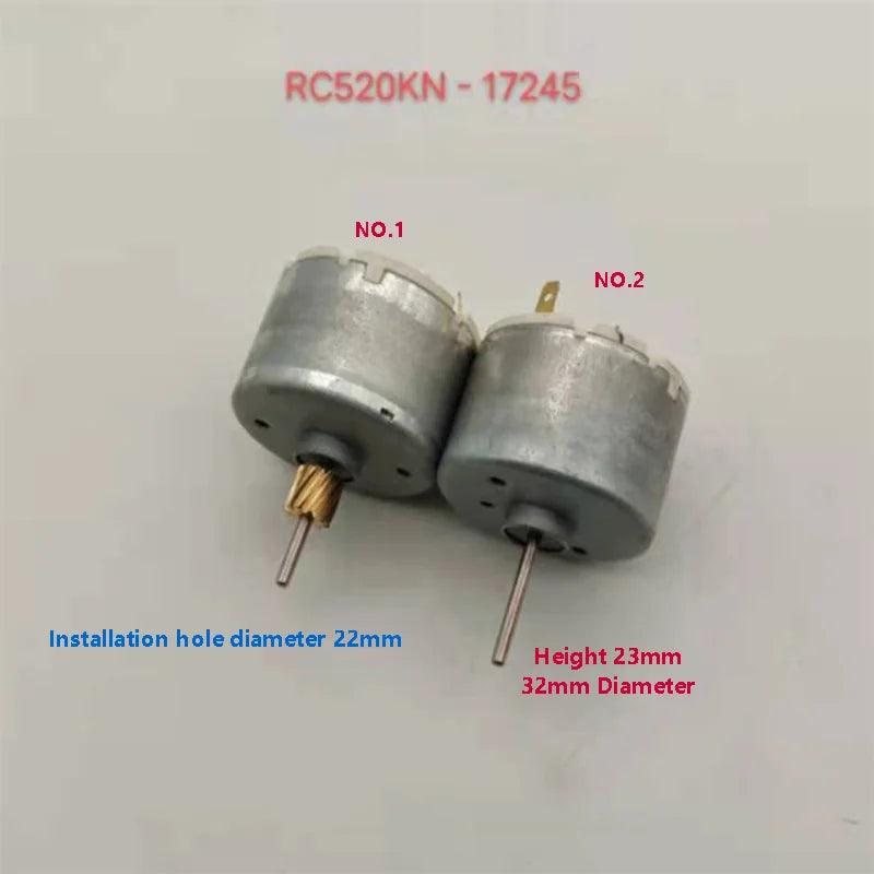 RC520KN-17245 Sweeping Robot Micro DC Motor with Carbon Brush, Super Wear-resistant DC High Speed Motors