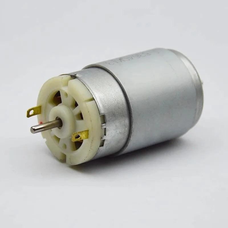 RS395 High-speed Motor With Dual Output Shaft Motor, Self-made Small Hand Electric Drill, High Torque Robot Toy Car DC 6V 12V