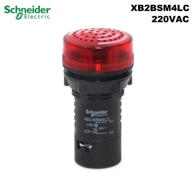 Schneider Electric XB2BSB4LC 24VAC/DC buzzer with light XB2-BSM4LC 220VAC 50 / 60HZ intermittent sound opening size 22mm,buzzer 22mm