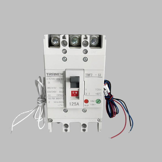 Shunt Trip Breaker TRMF2-125T MCCB 125Frame/3P 15A up to 125A.shunt trip breaker,shunt trip circuit breaker