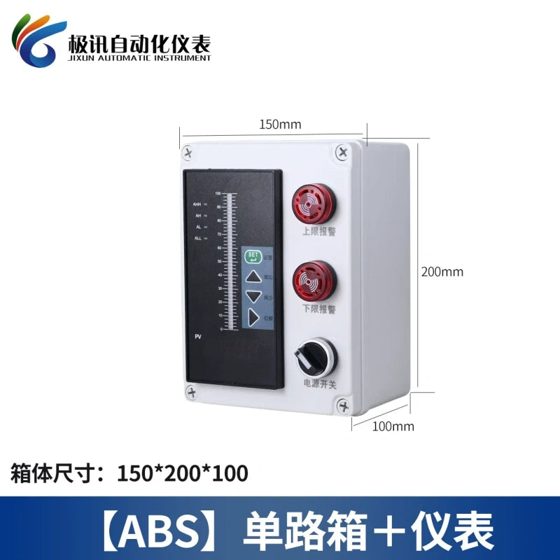 Submersible Level Sensor ABS Single  Way distribution box with display meter