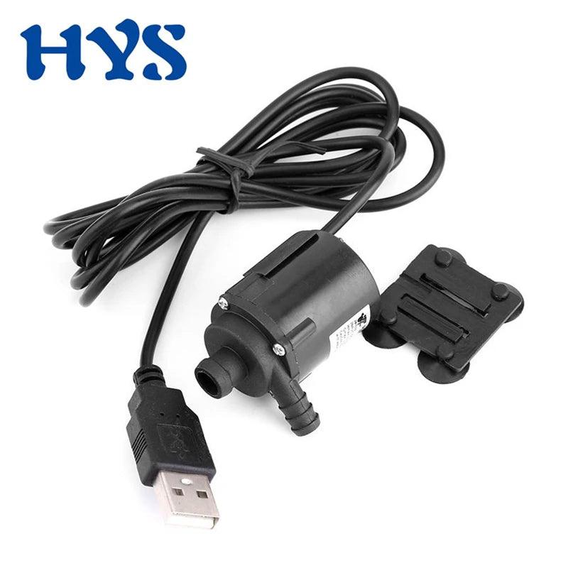 Small Water Pomp DC 12V Lift 2.2m 280L/h Submersible Pump USB 5V Electric Brushless Motor Pump AC 220V Fish Tank Water Dispenser