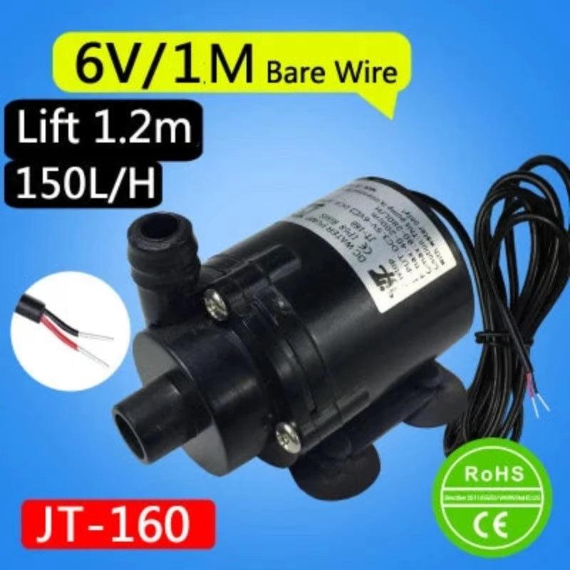 Small Water Pomp DC 12V Lift 2.2m 280L/h Submersible Pump USB 5V Electric Brushless Motor Pump AC 220V Fish Tank Water Dispenser