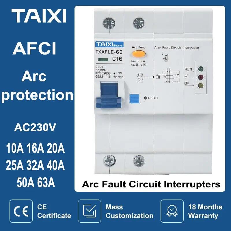 TAIXI- Arc Fault Circuit Breaker Interrupte| With Bluetooth Controller - electrical center b2c