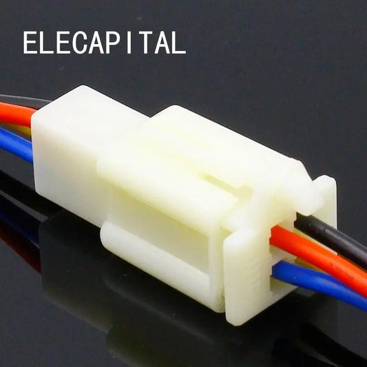 1 Kit 4 Pin Way Electrical Wire Connector Plug Set auto connectors with cable/total length 21CM - electrical center b2c