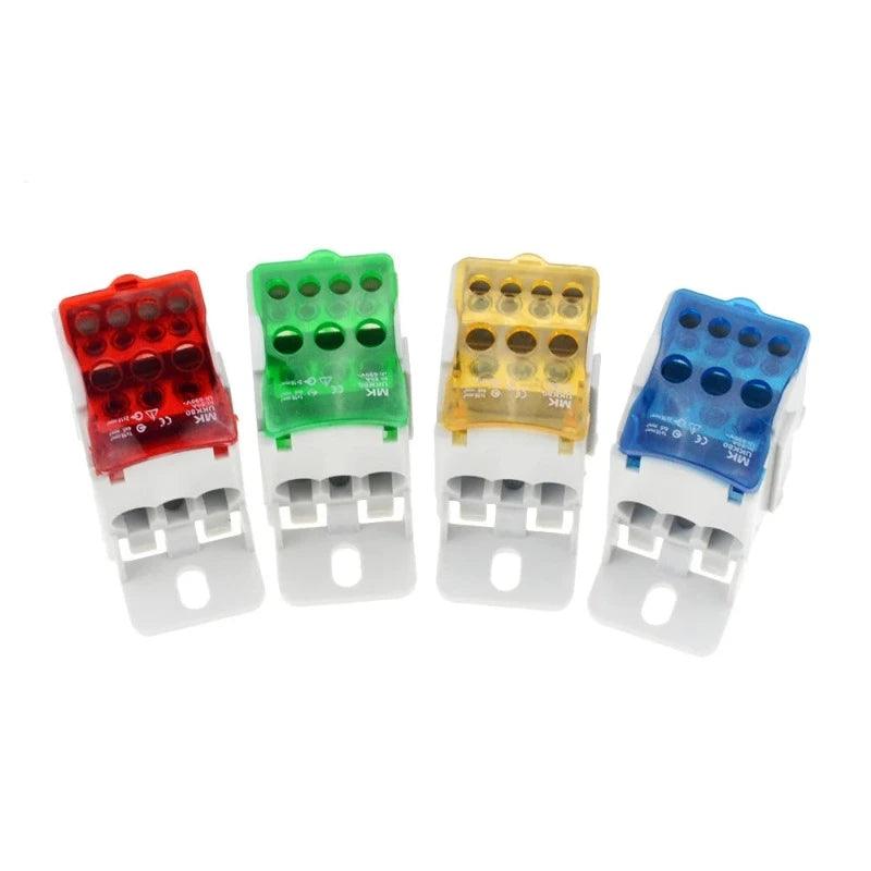 UKK 160A One in multiple-out distribution box Din Rail Terminal Blocks Universal wire connector junction box waterproof