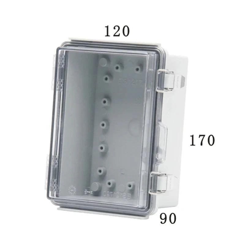 Waterproof Plastic Enclosure With Hasp Electrical Junction Box Outdoor Sealed Switch Power Case Electrical Distribution Boxes - electrical center b2c