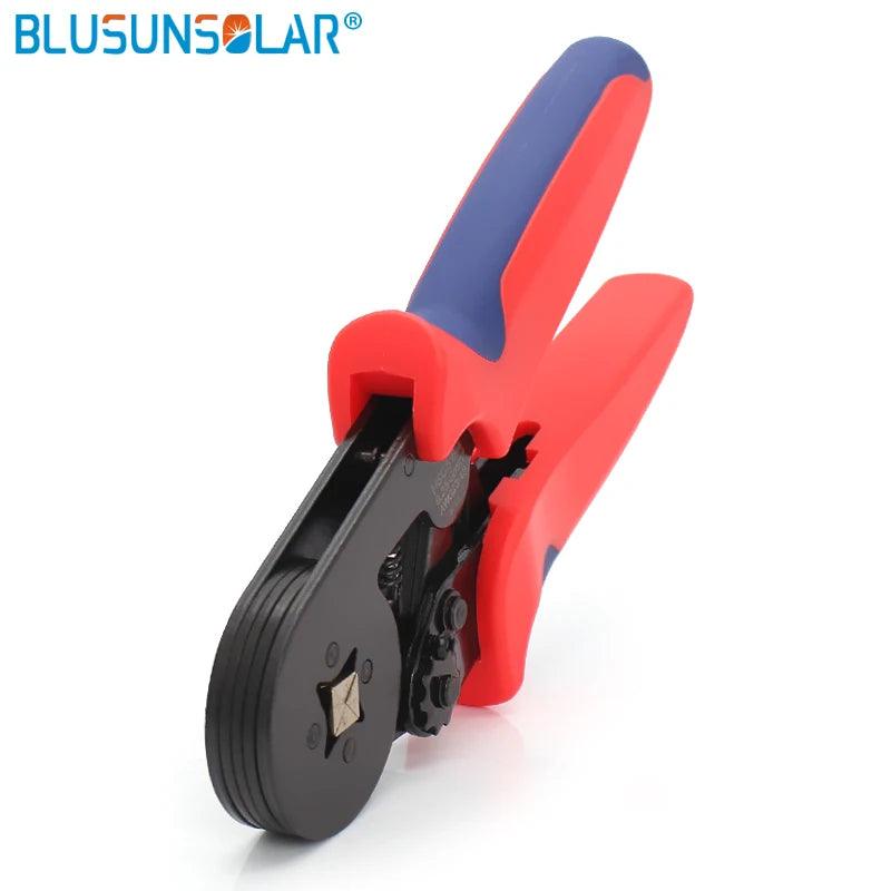 Wire Crimping ToolHSC8 6 4 Cable End-sleeves SOLAR Crimping Plier  Ratcheting Ferrule Crimper 0.25-6.0mm2(24-10 AWG)