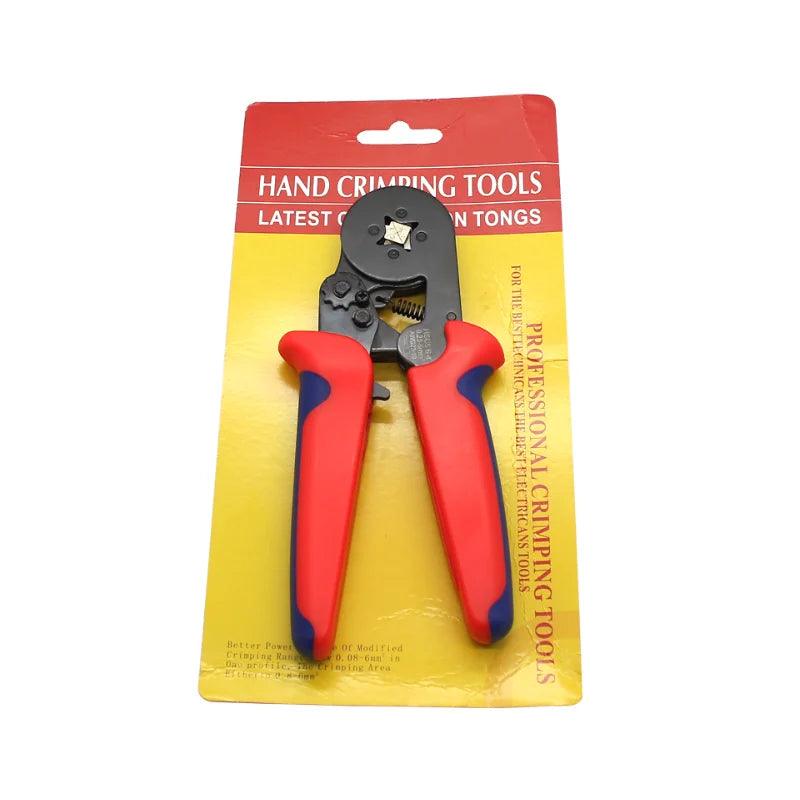 Wire Crimping ToolHSC8 6 4 Cable End-sleeves SOLAR Crimping Plier  Ratcheting Ferrule Crimper 0.25-6.0mm2(24-10 AWG)