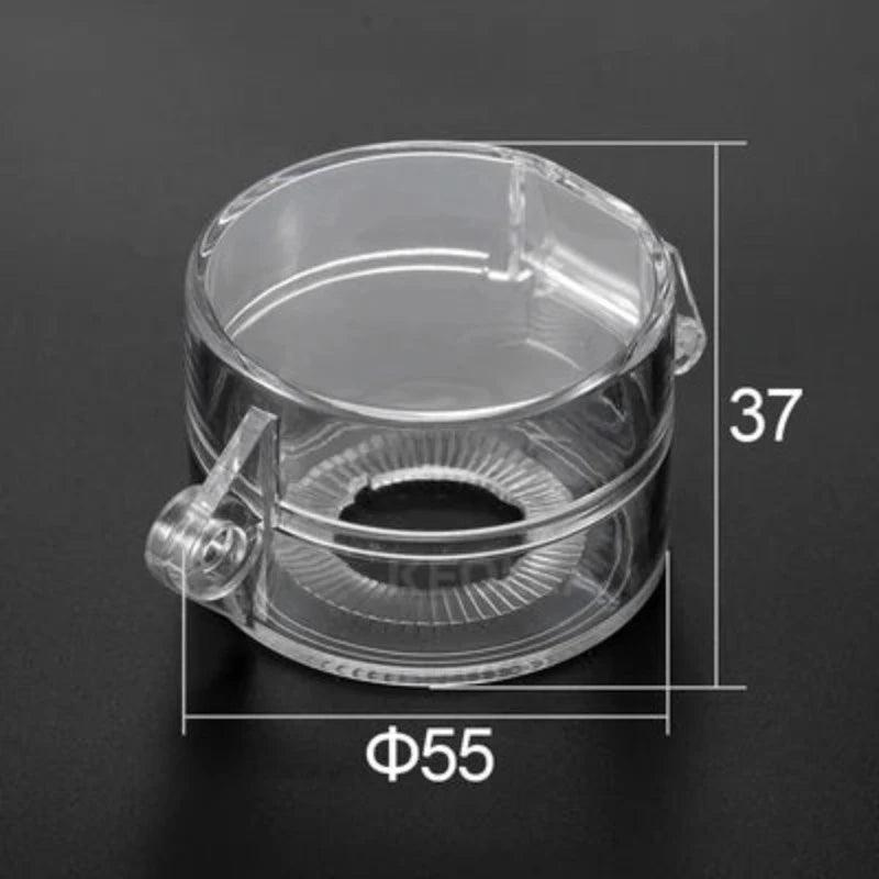 Yellow 22mm Emergency stop button protection cover button switch emergency mushroom head protection seat protection cover ring