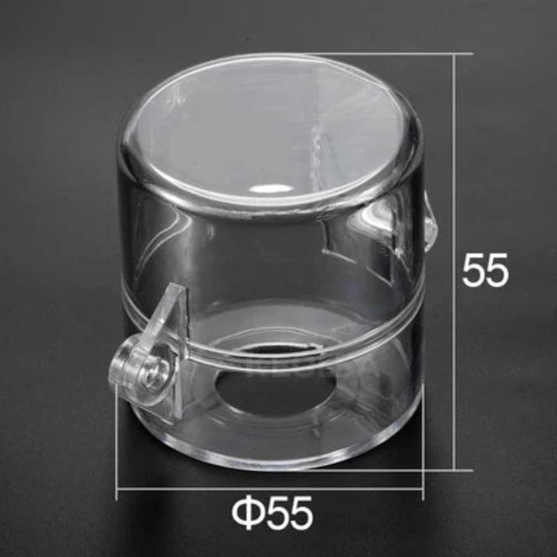 Yellow 22mm Emergency stop button protection cover button switch emergency mushroom head protection seat protection cover ring