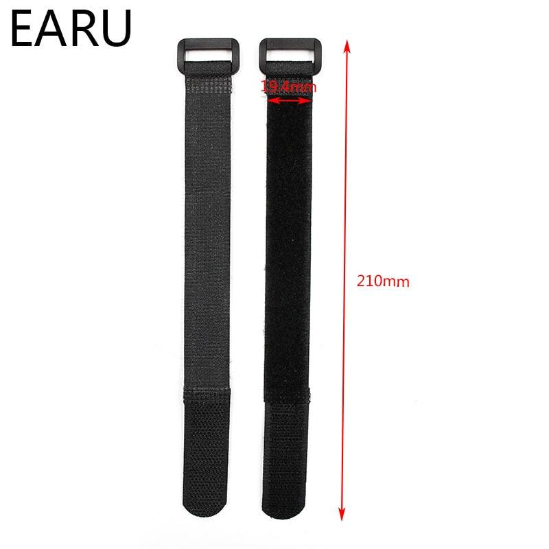 10pcs 8inch Self Adhesive Reusable Cable Tie Nylon Fastener Hook and Loop Strap Cord Ties PC TV Organizer 20cm Length 2cm Width.