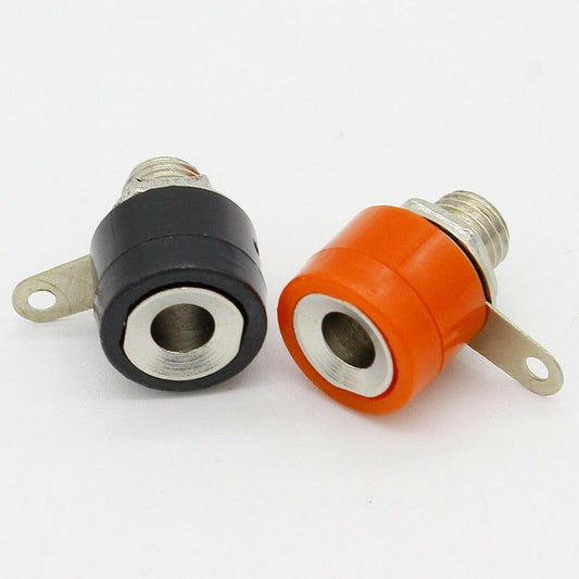 10pcs/lot 4mm banana binding post 4mm banana socket Free shipping.