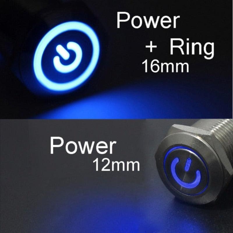 push button led