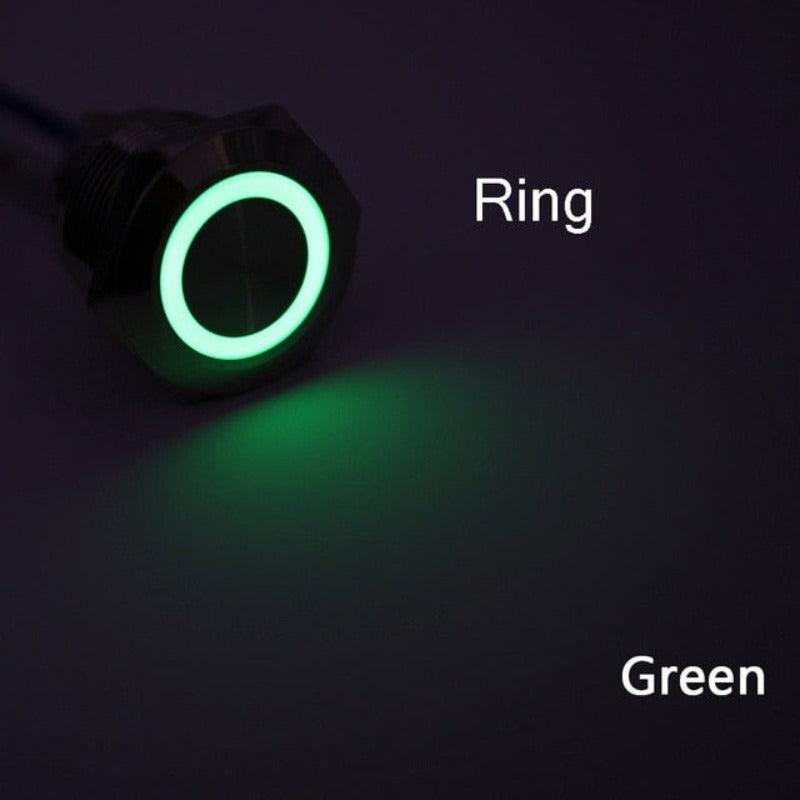 12mm 16mm metal push button switch power button Waterproof with LED light.