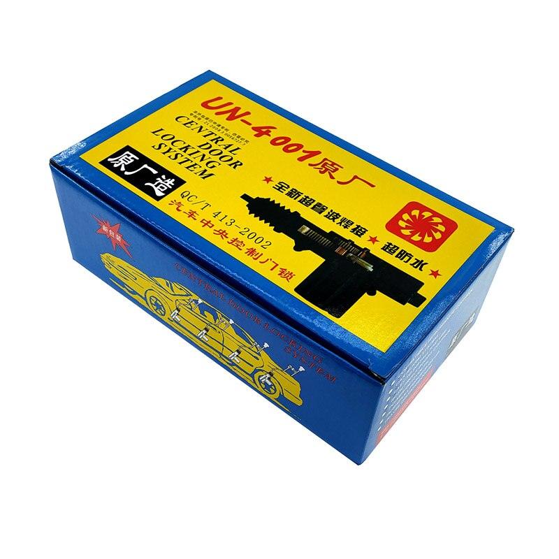 12V Universal 4001 car central locking system motor DC 12V 2line 5line engine for car door lock motor+mounting bracket.