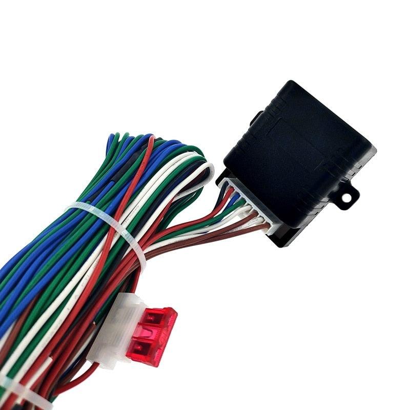 12V Universal 4001 car central locking system motor DC 12V 2line 5line engine for car door lock motor+mounting bracket.