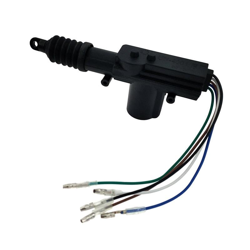 12V Universal 4001 car central locking system motor DC 12V 2line 5line engine for car door lock motor+mounting bracket.