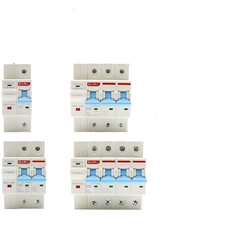 1P 2P 3P 4P TUYA APP WIFI Circuit Breaker Timer Voice Remote Control Smart Life Automatic Intelligent Interruptor WIFI Switch.