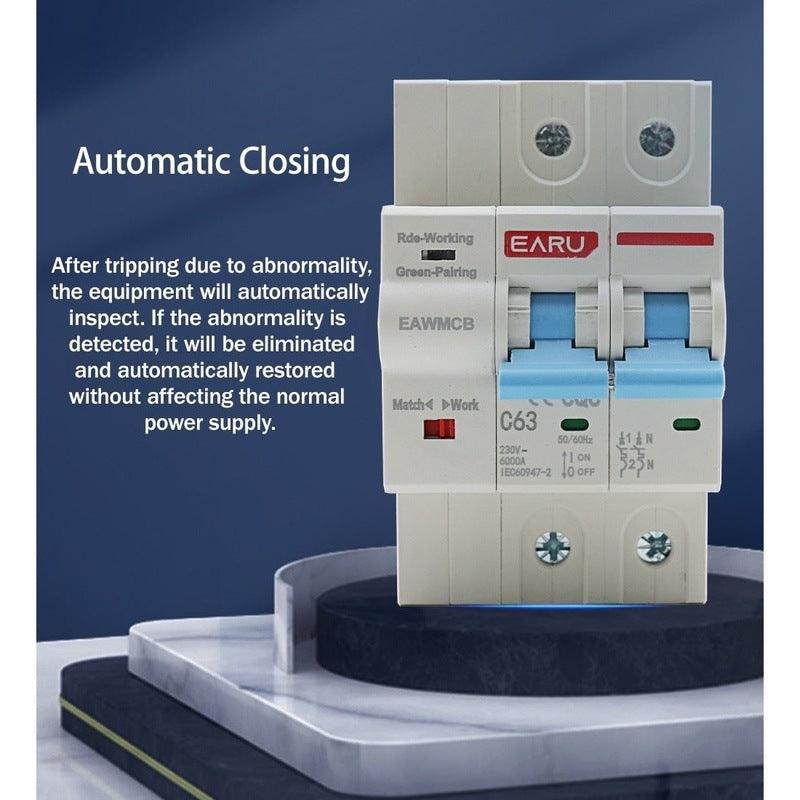 1P 2P 3P 4P TUYA APP WIFI Circuit Breaker Timer Voice Remote Control Smart Life Automatic Intelligent Interruptor WIFI Switch.