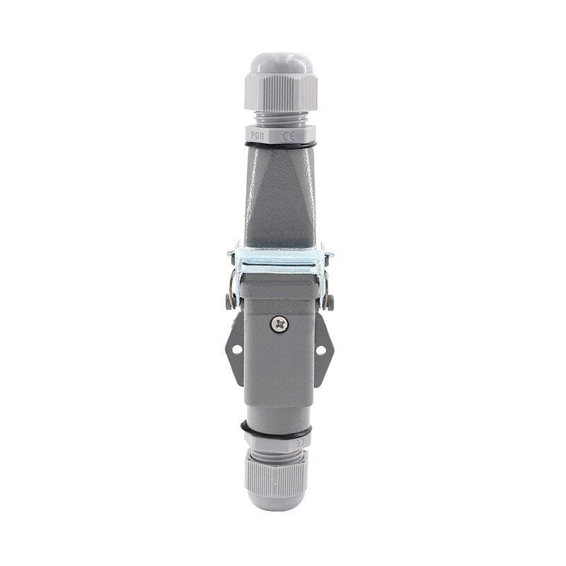 1PCS Heavy duty connector 4core (3+1) 5core (4 +1) 6core (5+1) 8core (7+1) 10A Rectangular aviation plug.