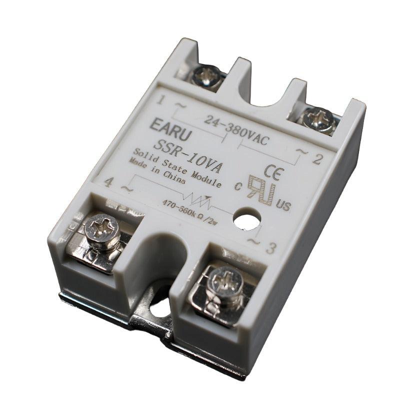 Solid State Relay Module SSR-10VA 10A 500K ohm TO 24-380V AC SSR 10VA Resistance Regulator