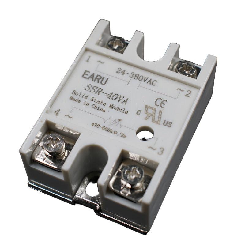 Solid State Relay Module SSR-40VA 40A 500K ohm TO 24-380V AC SSR 40VA Resistance Regulator