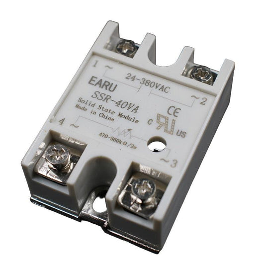 Solid State Relay Module SSR-40VA 40A 500K ohm TO 24-380V AC SSR 40VA Resistance Regulator