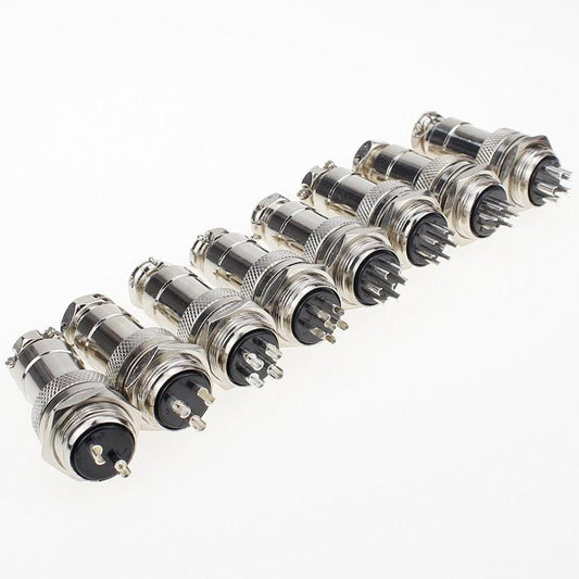 gx20 connector.aviation connector,circular connector gx20,GX20 Aviation Connector, DF20 Circular Connector, M19 2-14 Pin Plug, Silver-Plated Contacts, GX20 Male Female Socket, Industrial Electrical Connector, Zinc Alloy Aviation Plug, M19 Thread Connector, GX20 10 Pin, GX20 12 Pin
